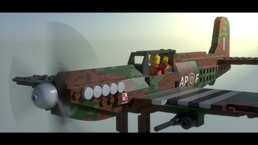 Lego Messerschmitt and Spitfire rigged preview image 3